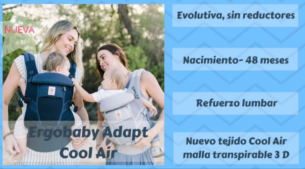 Mochila evolutiva ergobaby adapt cool air
