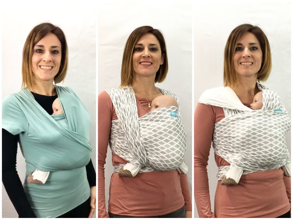 Comparativa entre camiseta portabebe y fular portabebe